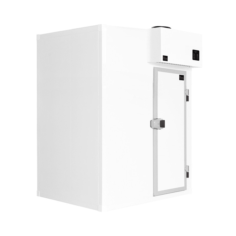 Minicella frigo 0°/+2°c con monoblocco e scaffalatura Minicella frigo 0°/+2°c con monoblocco e scaffalatura
